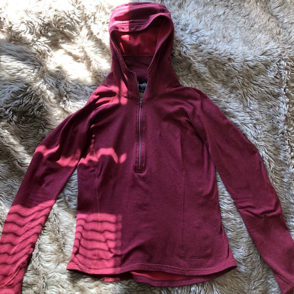 Patagonia Capilene quarter zip base layer hoodie M